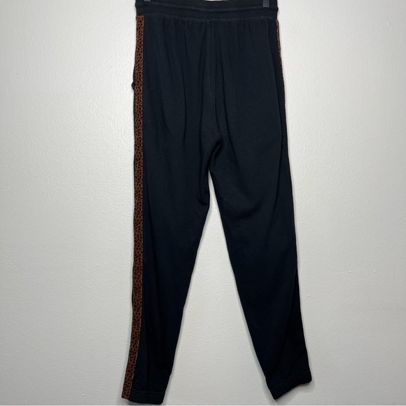 Rails Women Joggers Pants XS Black Kingston Side Stripe Velvet Pull On - Picture 7 of 12